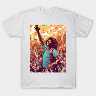 Notting Hill Carnival Prints, Graffiti Art, Carnival, Wall Decor, Party Decor T-Shirt